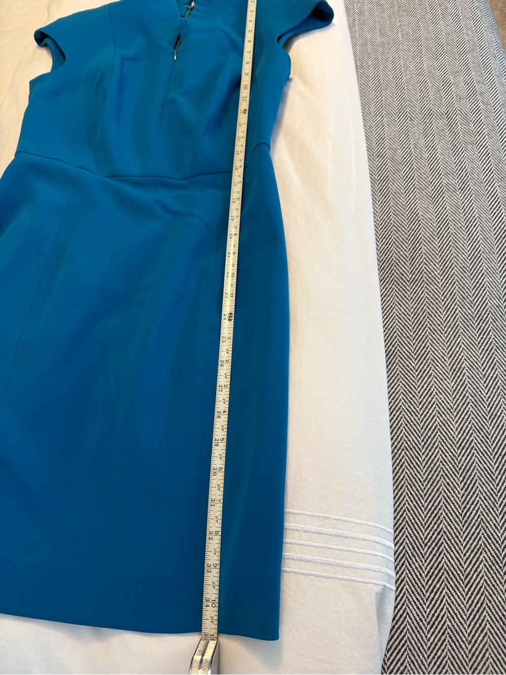 Nora Gardner Evelyn Dress size 0 peacock blue and size 4 (new without tags) - Picture 3 of 3